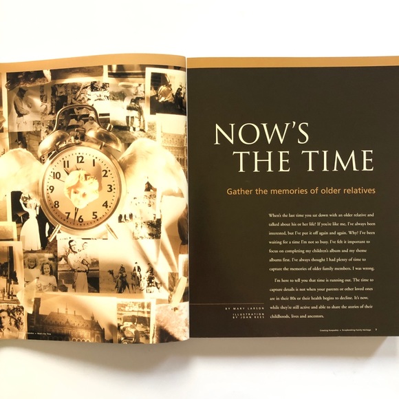 SCRAPBOOKING FAMILY HERITAGE BOOK - Picture 5 of 16